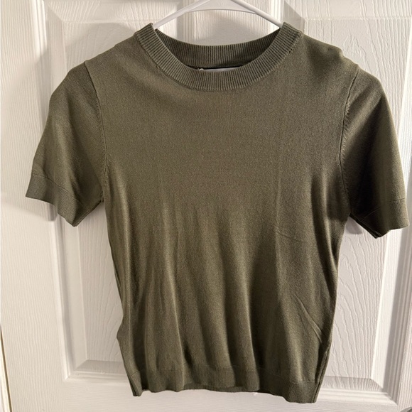 Mango Tops - Mango Khaki Short Sleeve top